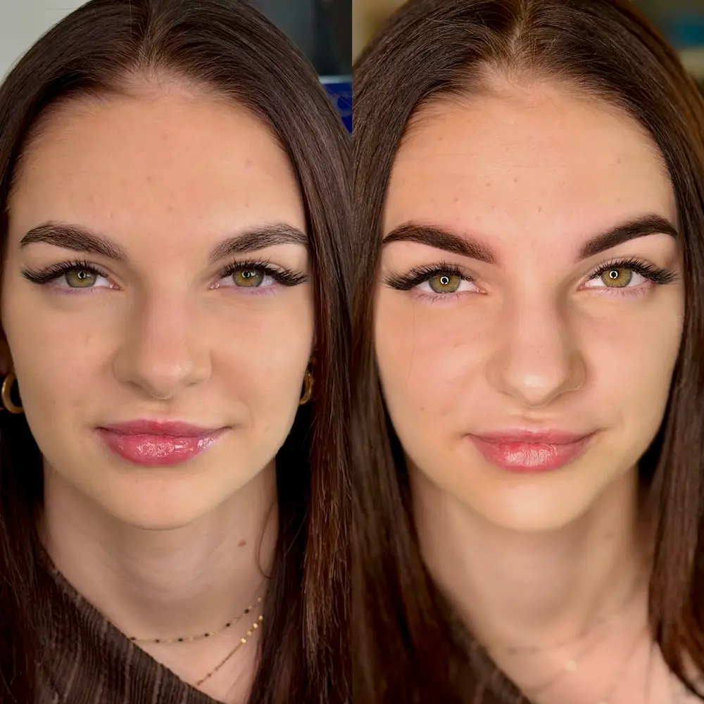 makijaż permanentny metoda ombre